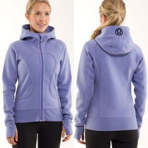 Lululemon Women's Scuba Hoodie Size 6 Heathered Persian Purple / Persian Purple